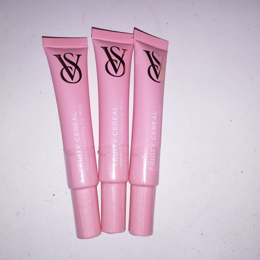 Set of 3 Victoria Secret Flavored Nourishing Lip Mask Fruity Cereal New